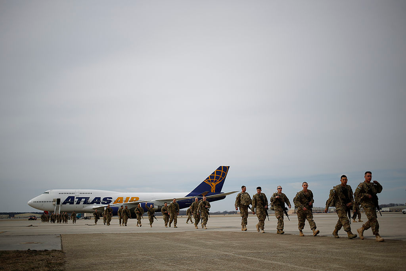 101st Airborne Troops Return To Fort Campbell. Getty
